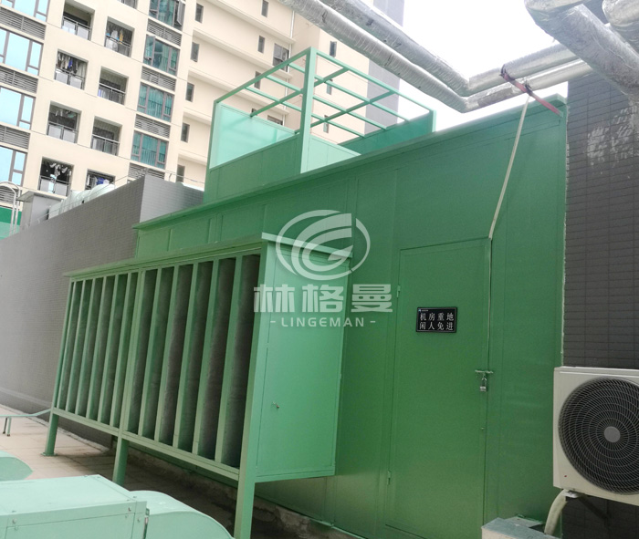 懷德公元益田假日電影院空調(diào)風(fēng)冷熱泵減振降噪治理工程實例